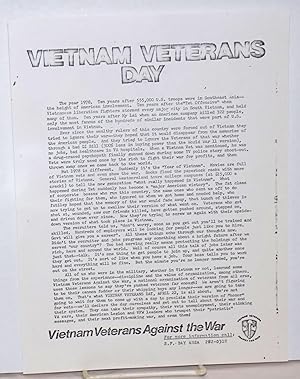 Seller image for Vietnam Veterans Day [handbill] for sale by Bolerium Books Inc.
