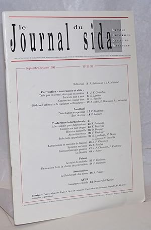 Seller image for Le Journal du SIDA: mensuel d'information co-edite par ARCAT-SIDA et CIVIS #31/32, Septembre/Octobre 1991 for sale by Bolerium Books Inc.