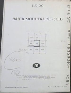 Topographical Map, South Africa: Modderdrif-Suid - 2817CB 1: 50 000