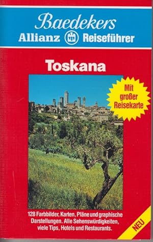 Bild des Verkufers fr Toskana - Ausgabe 1989 - mit groer Reisekarte zum Verkauf von Allguer Online Antiquariat