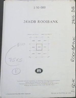 Topographical Map, South Africa: Rooibank - 2816DB - 1: 50 000