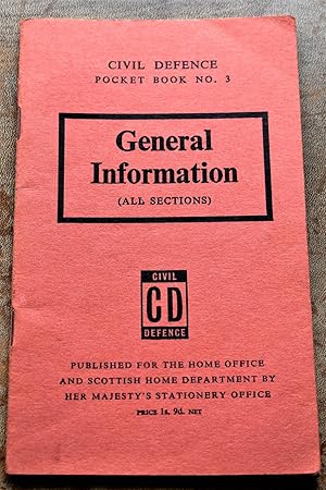 CIVIL DEFENCE POCKET BOOK No.3 General Information (All Sections)