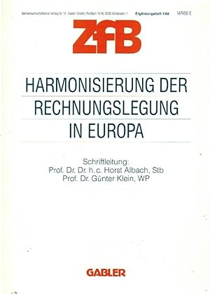 Harmonisierung der Rechnungslegung in Europa : d. Umsetzung d. 4. EG-Richtlinie in d. nationale R...
