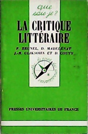 Image du vendeur pour La critique littraire. mis en vente par Librera y Editorial Renacimiento, S.A.