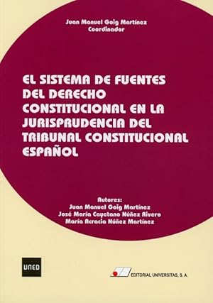 Imagen del vendedor de El Sistema de Fuentes del Derecho Constitucional en la jurisprudencia del Tribunal Constitucional espaol a la venta por Vuestros Libros