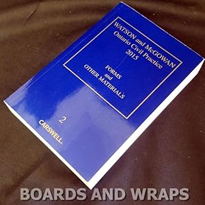 Bild des Verkufers fr Ontario Civil Practice 2015 Forms and Other Materials zum Verkauf von Boards & Wraps