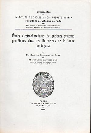 Bild des Verkufers fr Etudes electrophoretiques de quelques systemes proteiques chez des zum Verkauf von Clivia Mueller