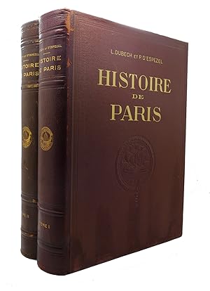 Imagen del vendedor de HISTOIRE DE PARIS TOME 1 & 2 a la venta por Rare Book Cellar