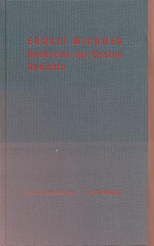 Bild des Verkufers fr Rckseite der Gesten. Gedichte. Edition Postscriptum. Lyrik Edition. Stiftung Niedersachsen Band XVI. Herausgeber Heinz Kattner. zum Verkauf von Fundus-Online GbR Borkert Schwarz Zerfa