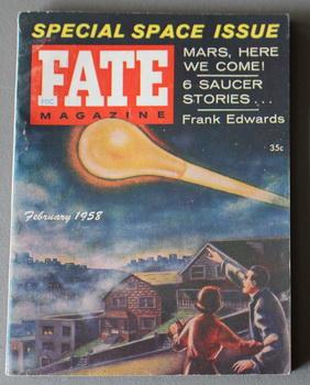 Bild des Verkufers fr FATE (Pulp Digest Magazine); Vol. 11, No. 2, Issue 95, February 1958 True Stories on The Strange, The Unusual, The Unknown - Special Space Issue, Mars, Here We Come!, 6 Saucer Stories, Frank Edwards, The Golden Gate, UFO; Australia; Atlantis zum Verkauf von Comic World