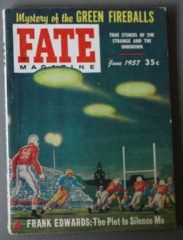 Bild des Verkufers fr FATE (Pulp Digest Magazine); Vol. 10, No. 5, Issue 86, May 1957 True Stories on The Strange, The Unusual, The Unknown - Isis - Goddess of Immortality; Beginning - Frank Edwards Own Suacer Story, Love Ouanga, Quishuarani, Glamis Castle zum Verkauf von Comic World