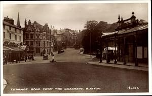 Ansichtskarte / Postkarte Buxton Derbyshire East Midlands, Terrace Road from the Quadrant