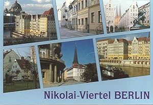 AK - Deutschland - Berlin - Nikolai-Viertel; 6 Mini-Farbfotos