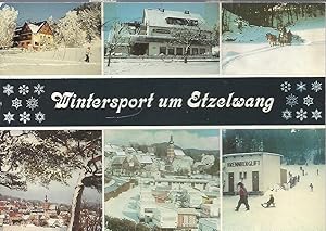 AK - Deutschland - Etzelwang - Wintersport in Etzelwang; Karte mit 6 Mini-Farbfotos - Karte besch...