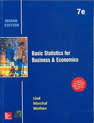 Bild des Verkufers fr Basic Statistics for Business and Economics (Indian Edition) zum Verkauf von WeBuyBooks