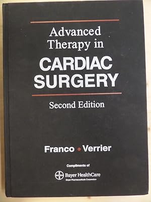 Image du vendeur pour Advanced Therapy in Cardiac Surgery mis en vente par Archives Books inc.