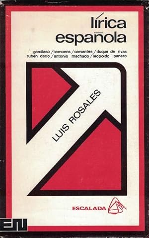 Bild des Verkufers fr Lrica espaola. zum Verkauf von La Librera, Iberoamerikan. Buchhandlung