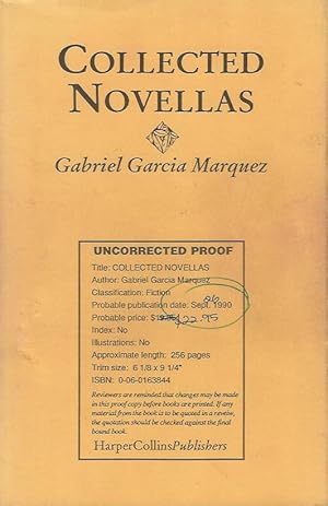 Seller image for COLLECTED NOVELLAS ** Uncorrected Proof ** SIGNED By the Author ** for sale by Richard Vick, Modern First Editions
