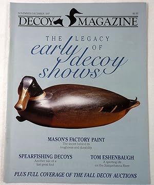 Immagine del venditore per Decoy Magazine. Volume 21, Number 6, November December 1997 venduto da Resource Books, LLC