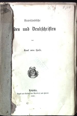 Bild des Verkufers fr Vaterlndische Reden und Denkschriften zum Verkauf von books4less (Versandantiquariat Petra Gros GmbH & Co. KG)
