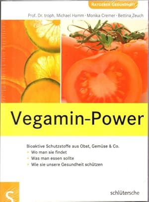 Bild des Verkufers fr Vegamin-Power. Bioaktive Schutzstoffe aus Obst, Gemse & Co. Wo man sie findet. Was man essen sollte. Wie sie unsere Gesundheit schtzen. zum Verkauf von Leonardu