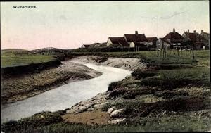 Ansichtskarte / Postkarte Walberswick East England, Blick zum Ort, Flusspartie