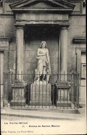 Imagen del vendedor de Ansichtskarte / Postkarte La Fert Milon Aisne, Statue de Racine a la venta por akpool GmbH