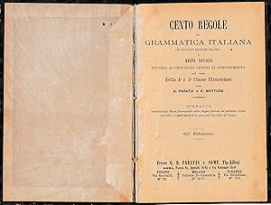 Seller image for Cento regole di Grammatica Italiana for sale by librisaggi