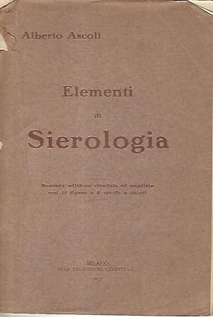 Seller image for Elementi di sierologia for sale by librisaggi