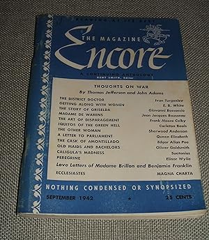 Seller image for The Magazine Encore for September 1942 for sale by biblioboy