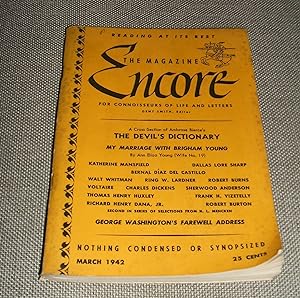 Seller image for The Magazine Encore for March 1942 for sale by biblioboy