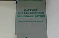 Bild des Verkufers fr Rapport Sur Les Sciences De L'organisation zum Verkauf von RECYCLIVRE