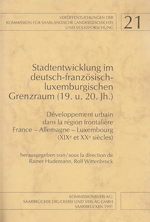 Seller image for Saargemnd 1890-1918 - Stadtplanerische Probleme einer Kleinstadt in Elsa-Lothringen Sonderdruck aus Hudemann, Stadtentwicklung im deutsch-franzsisch-luxemburgischen Grenzraum S. 129 bis 146 for sale by Versandantiquariat Nussbaum