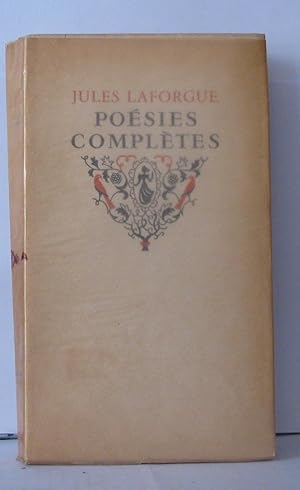 Poésies complètes. Texte et note établis par M. G. Jean-Aubry. tome 1