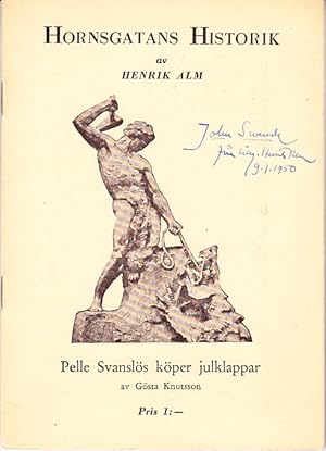 Immagine del venditore per Hornsgatans historik. KNUTSSON, Gsta. Pelle Svansls kper julklappar. Illustrerad. venduto da Centralantikvariatet