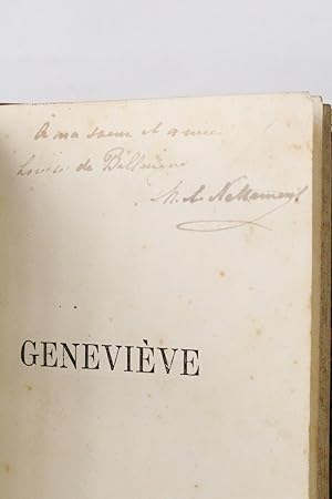 Imagen del vendedor de Genevive a la venta por Librairie Le Feu Follet