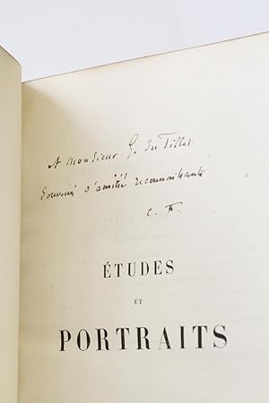 Imagen del vendedor de Etudes et portraits. Premire srie a la venta por Librairie Le Feu Follet