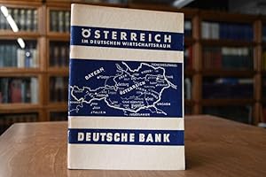 Imagen del vendedor de Das Land sterreich im deutschen Wirtschaftsraum. a la venta por Gppinger Antiquariat