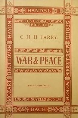 War And Peace, A Symphonic Ode, Vocal Score