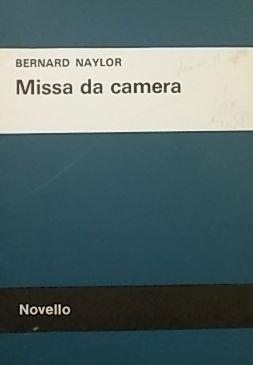 Seller image for Missa da camera, Vocal Score for sale by Austin Sherlaw-Johnson, Secondhand Music