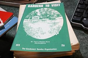 Immagine del venditore per Gardens To Visit venduto da SGOIS