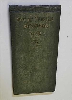 Revaluation/Rates Book 1927-29 Bk. 33