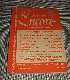 Seller image for The Magazine Encore for October 1943 for sale by biblioboy