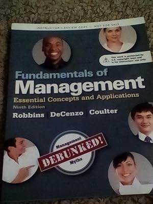 Seller image for Fundamentals Of Management: Essential Concepts And Applications, Instructor's 9th Edition for sale by Text4less