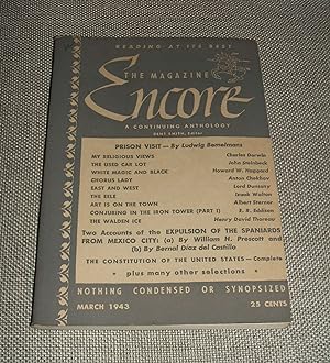 The magazine Encore for March 1943