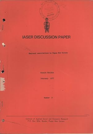 Seller image for Regional Associations in Papua New Guinea (IASER DIscussion Paper, 9) for sale by Masalai Press