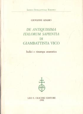 Seller image for De antiquissima italorum sapientia di Giambattista Vico for sale by Messinissa libri