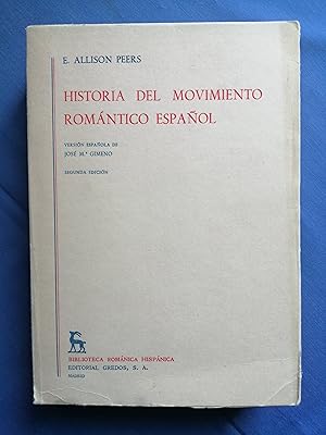 Seller image for Historia del movimiento romntico espaol. [tomo segundo] for sale by Perolibros S.L.