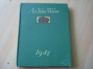 Seller image for As You Were 1947: A Cavalcade of Events with the Australian Sevices from 1788 to 1947 for sale by The Book Tree