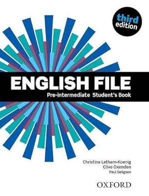 Imagen del vendedor de English File Third Edition Pre Intermediate Student Book a la venta por AHA-BUCH GmbH